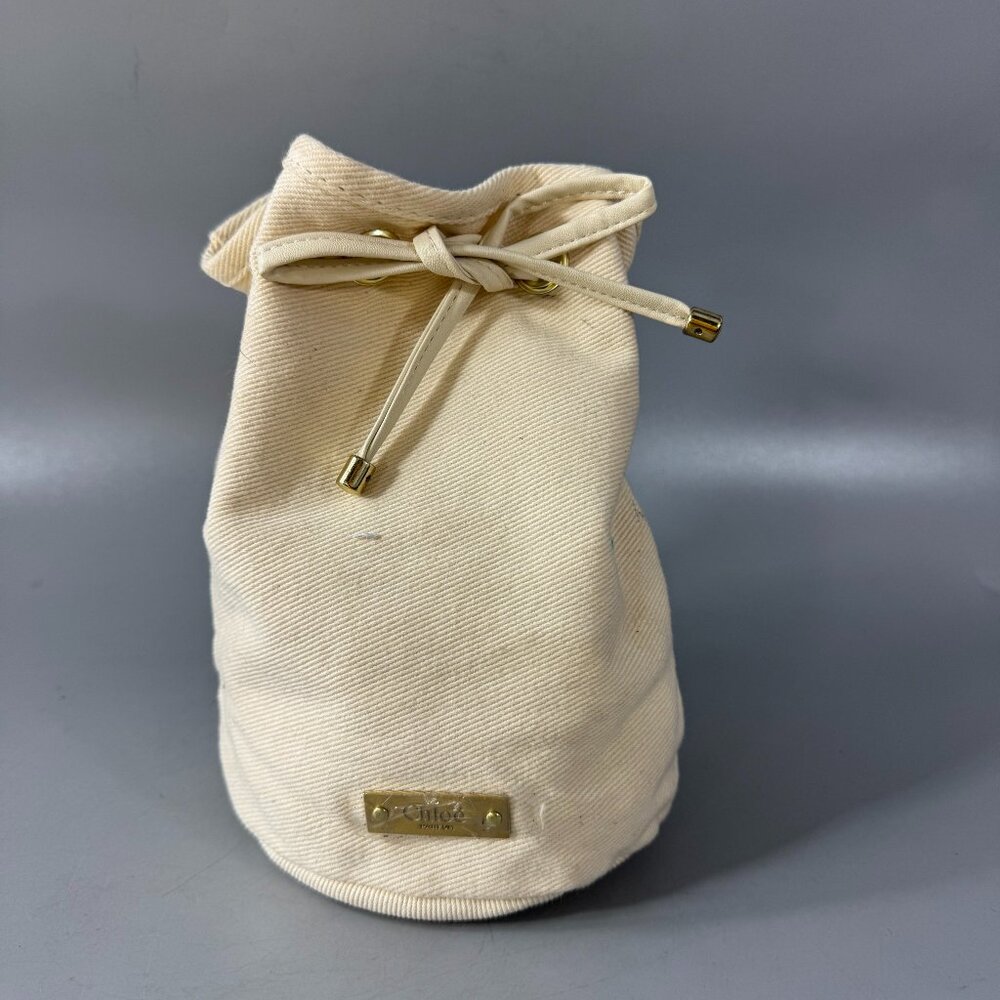 Chloe Parfums Canvas Drawstring Empty Bag - image 1